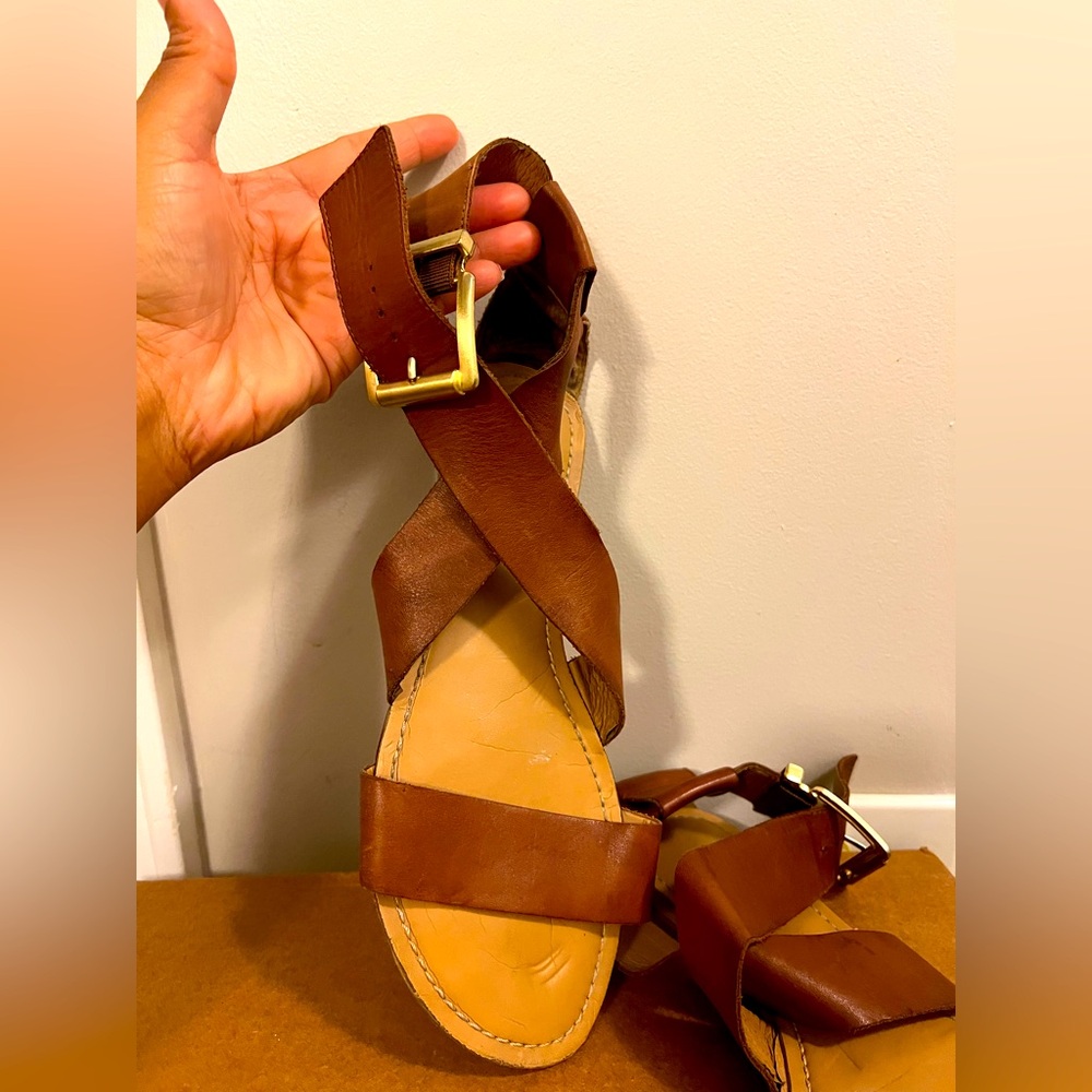 Franco Sarto Leather Sandals